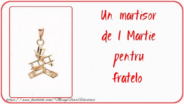 Felicitari de 1 Martie pentru Frate - Un martisor pentru fratelo