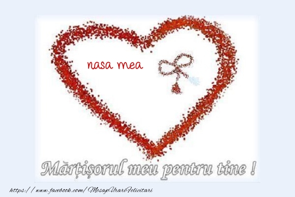 Felicitari de 1 Martie pentru Nasa - Martisorul meu pentru tine nasa mea
