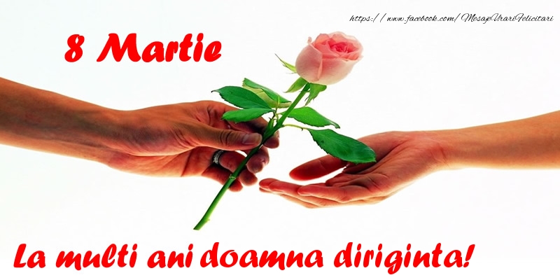 Felicitari de 8 Martie pentru Diriginta - 8 Martie La multi ani doamna diriginta!
