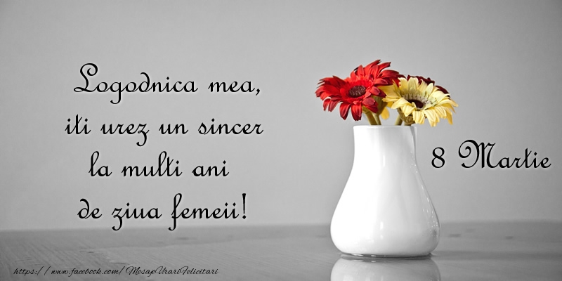 Felicitari de 8 Martie pentru Logodnica - Logodnica mea iti urez un sincer la multi ani de ziua femeii! 8 Martie