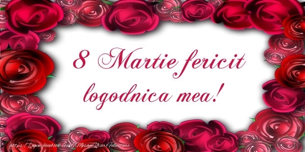 Felicitari de 8 Martie pentru Logodnica - 8 Martie Fericit logodnica mea!