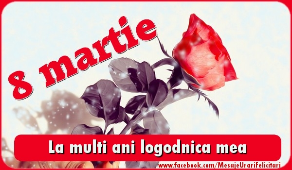 Felicitari de 8 Martie pentru Logodnica - La multi ani logodnica mea