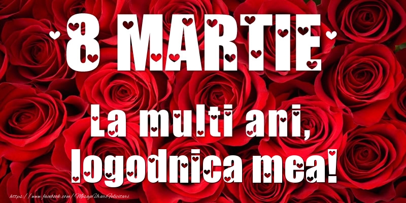 Felicitari de 8 Martie pentru Logodnica - 8 Martie La multi ani, logodnica mea!