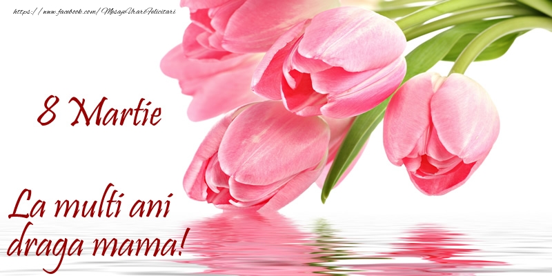 Felicitari de 8 Martie pentru Mama - La multi ani draga mama! de 8 Martie