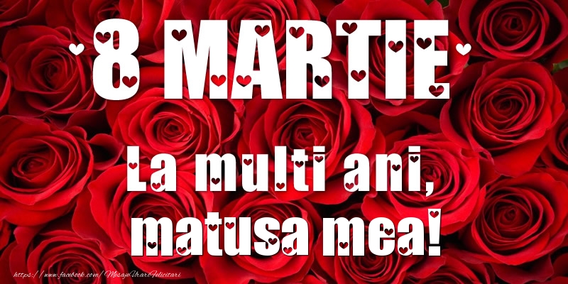 Felicitari de 8 Martie pentru Matusa - 8 Martie La multi ani, matusa mea!