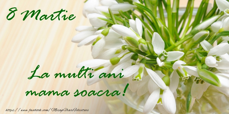Felicitari de 8 Martie pentru Soacra - 8 Martie La multi ani mama soacra!