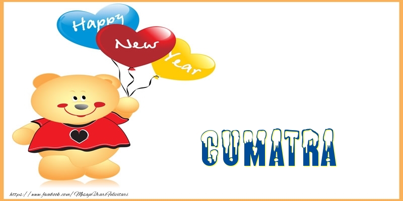 Felicitari de Anul Nou pentru Cumatra - Happy New Year cumatra!
