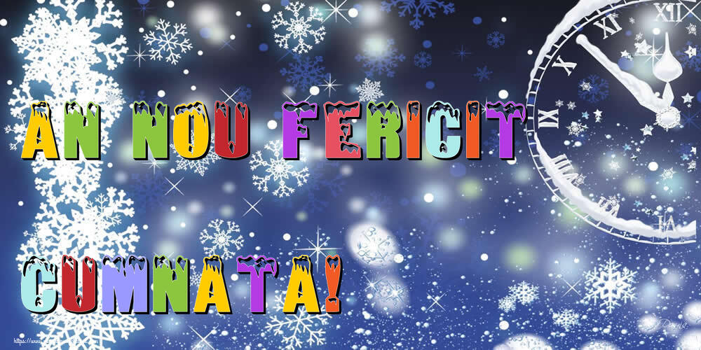 Felicitari de Anul Nou pentru Cumnata - An nou fericit cumnata!