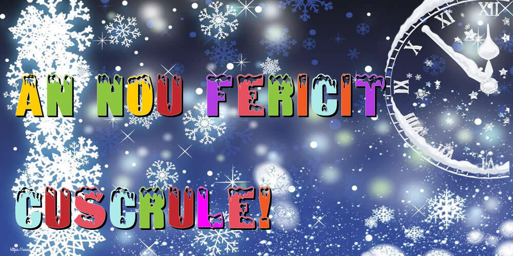 Felicitari de Anul Nou pentru Cuscru - An nou fericit cuscrule!