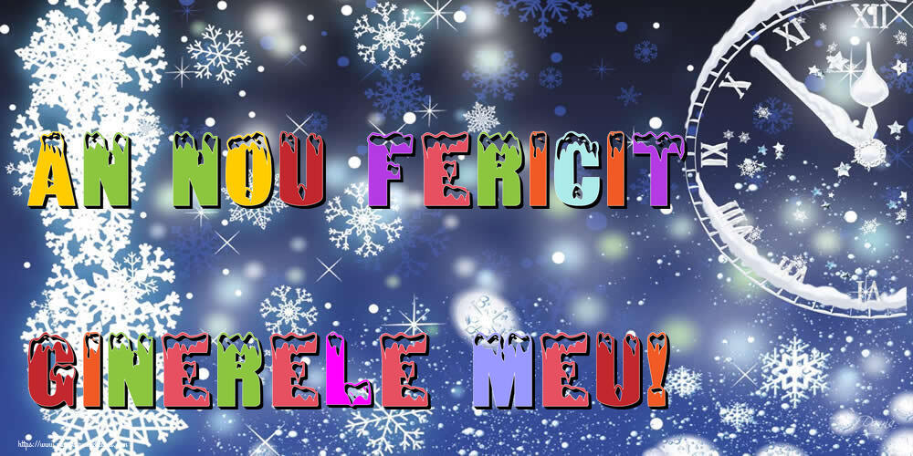 Felicitari de Anul Nou pentru Ginere - An nou fericit ginerele meu!