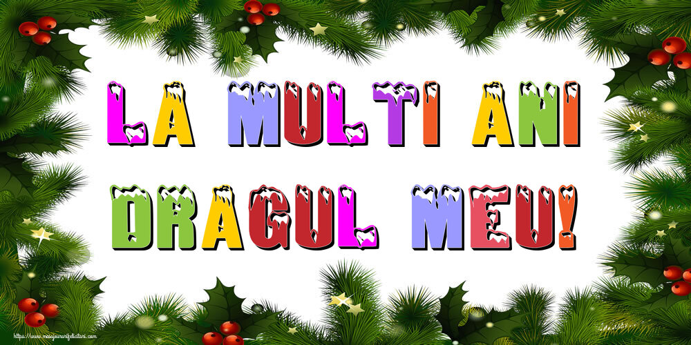 Felicitari de Anul Nou pentru Iubit - La multi ani dragul meu!