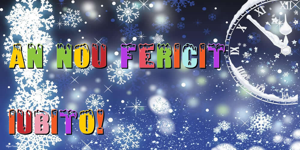 Felicitari de Anul Nou pentru Iubita - An nou fericit iubito!