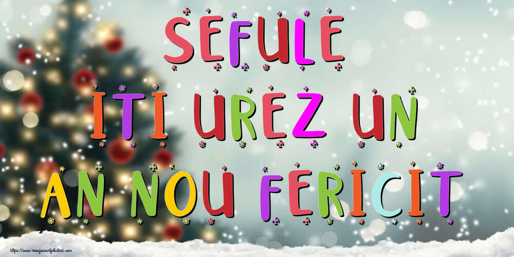 Felicitari de Anul Nou pentru Sef - Sefule, iti urez un An Nou Fericit!