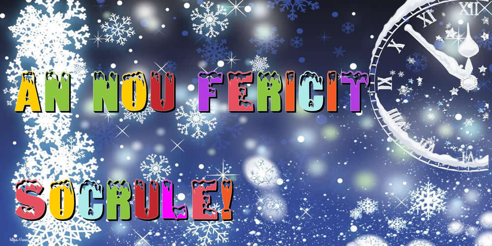 Felicitari de Anul Nou pentru Socru - An nou fericit socrule!