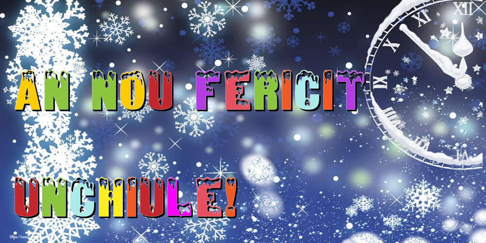 Felicitari de Anul Nou pentru Unchi - An nou fericit unchiule!