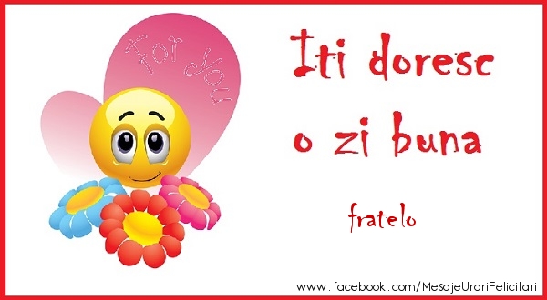 Felicitari de buna dimineata pentru Frate - O zi buna fratelo