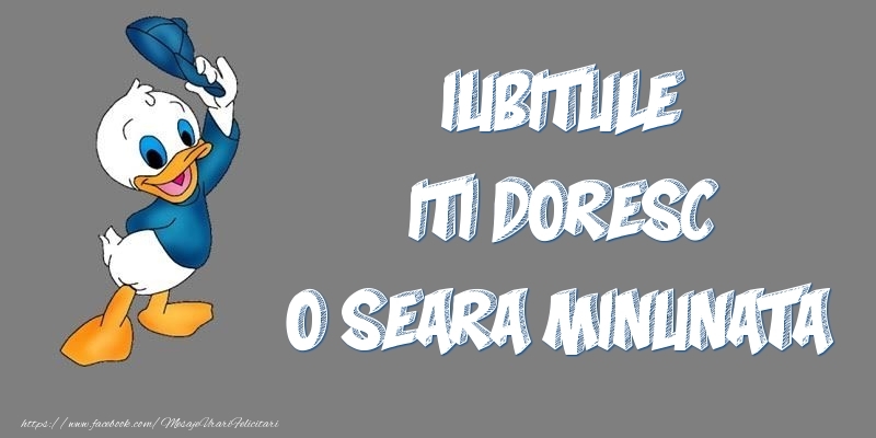 Felicitari de buna seara pentru Iubit - Iubitule iti doresc o seara minunata