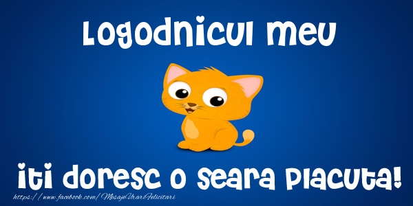 Felicitari de buna seara pentru Logodnic - Logodnicul meu iti doresc o seara placuta!