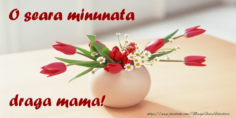Felicitari de buna seara pentru Mama - O seara minunata draga mama!
