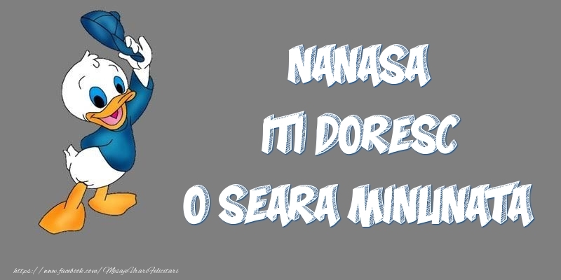Felicitari de buna seara pentru Nasa - Nanasa iti doresc o seara minunata