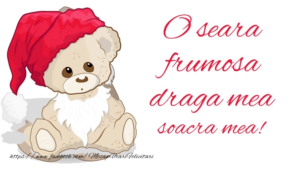 Felicitari de buna seara pentru Soacra - O seara frumosa draga mea soacra mea!