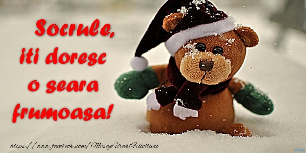 Felicitari de buna seara pentru Socru - Socrule iti doresc o seara frumoasa!