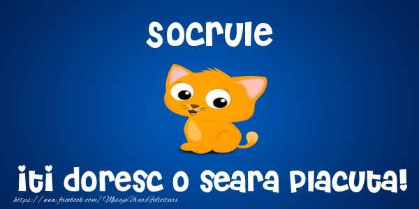 Felicitari de buna seara pentru Socru - Socrule iti doresc o seara placuta!