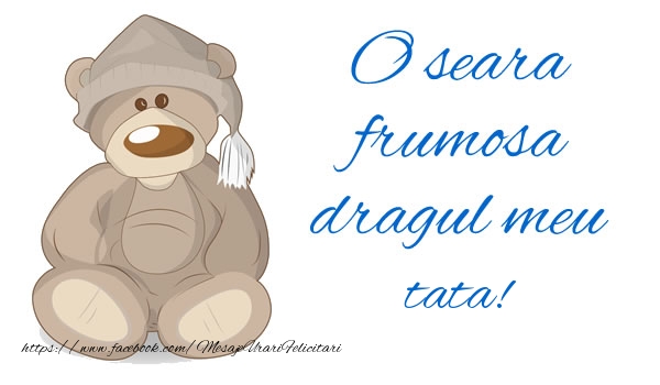 Felicitari de buna seara pentru Tata - O seara frumosa dragul meu tata!