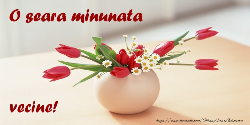 Felicitari de buna seara pentru Vecin - O seara minunata vecine!