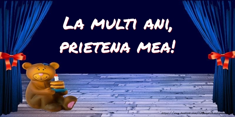 Felicitari pentru copii pentru Prietena - La multi ani, prietena mea!