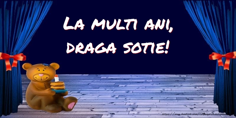 Felicitari pentru copii pentru Sotie - La multi ani, draga sotie!