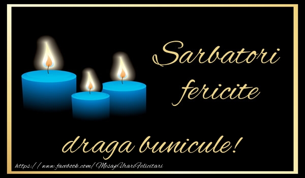 Felicitari de Craciun pentru Bunic - Sarbatori fericite draga bunicule!