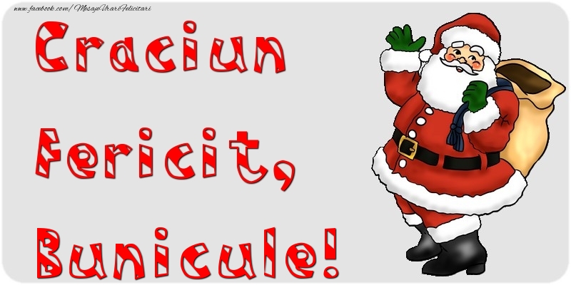 Felicitari de Craciun pentru Bunic - Craciun Fericit, bunicule