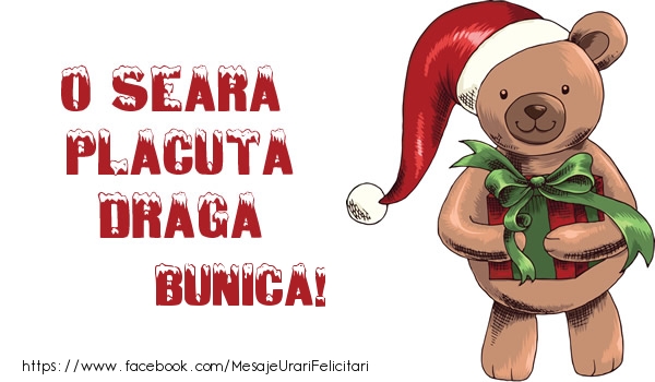 Felicitari de Craciun pentru Bunica - O seara placuta draga bunica!