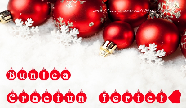 Felicitari de Craciun pentru Bunica - Bunica Craciun Fericit!