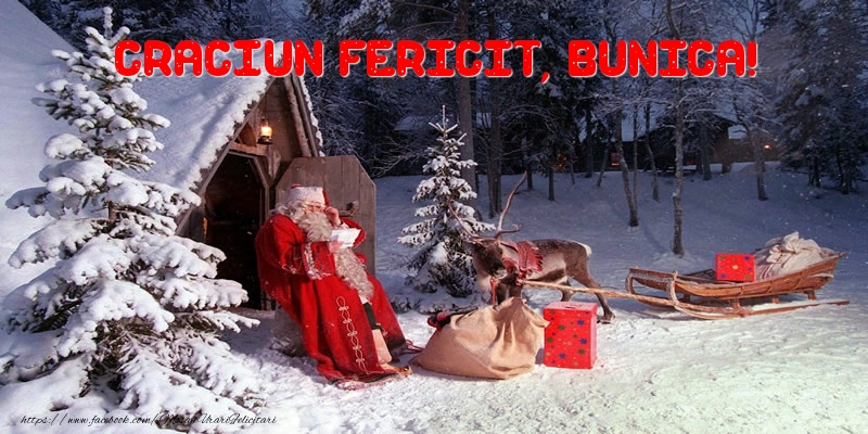 Felicitari de Craciun pentru Bunica - Craciun Fericit, bunica!