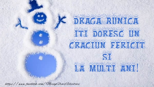 Felicitari de Craciun pentru Bunica - Draga bunica iti doresc un Craciun Fericit si La multi ani!
