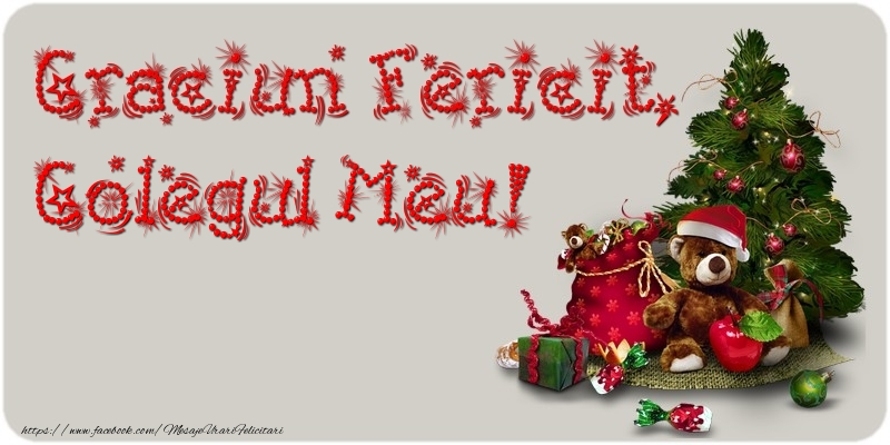 Felicitari de Craciun pentru Coleg - Craciun Fericit, colegul meu