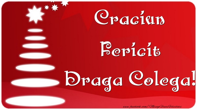 Felicitari de Craciun pentru Colega - Craciun Fericit draga colega