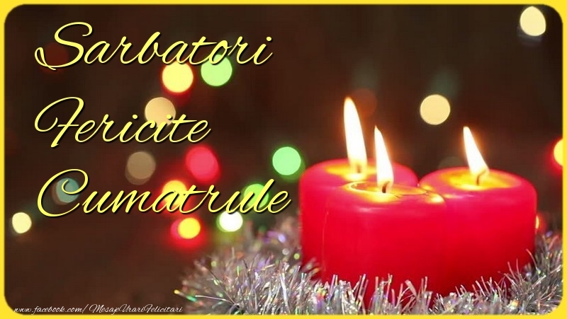 Felicitari de Craciun pentru Cumatru - Sarbatori Fericite cumatrule