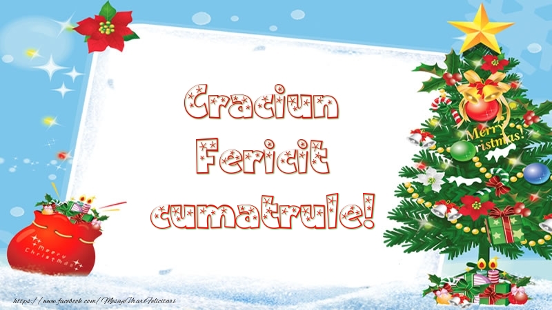 Felicitari de Craciun pentru Cumatru - Craciun Fericit cumatrule!
