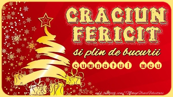 Felicitari de Craciun pentru Cumnat - Craciun Fericit si plin de bucurii cumnatul meu