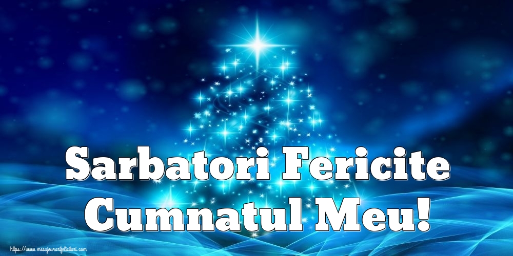 Felicitari de Craciun pentru Cumnat - Sarbatori Fericite cumnatul meu!
