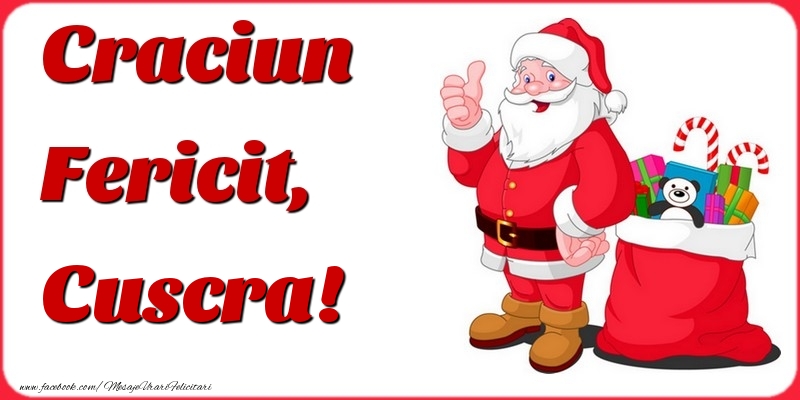 Felicitari de Craciun pentru Cuscra - Craciun Fericit, cuscra
