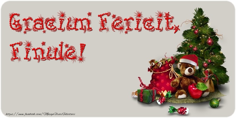 Felicitari de Craciun pentru Fin - Craciun Fericit, finule