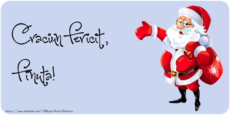 Felicitari de Craciun pentru Fina - Craciun Fericit, finuta
