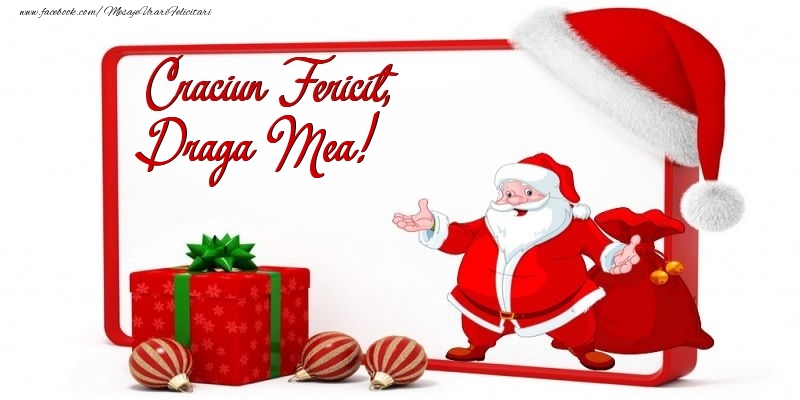 Felicitari de Craciun pentru Iubita - Craciun Fericit, draga mea