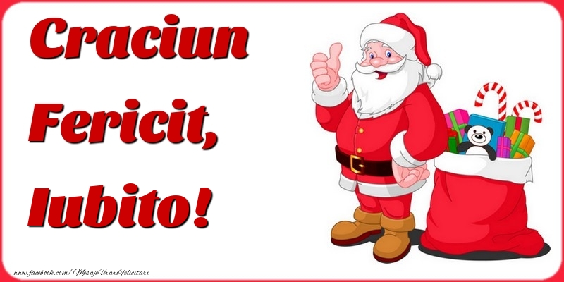 Felicitari de Craciun pentru Iubita - Craciun Fericit, iubito