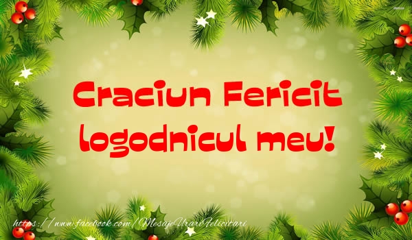 Felicitari de Craciun pentru Logodnic - Craciun Fericit logodnicul meu!