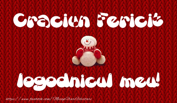 Felicitari de Craciun pentru Logodnic - Craciun Fericit logodnicul meu!